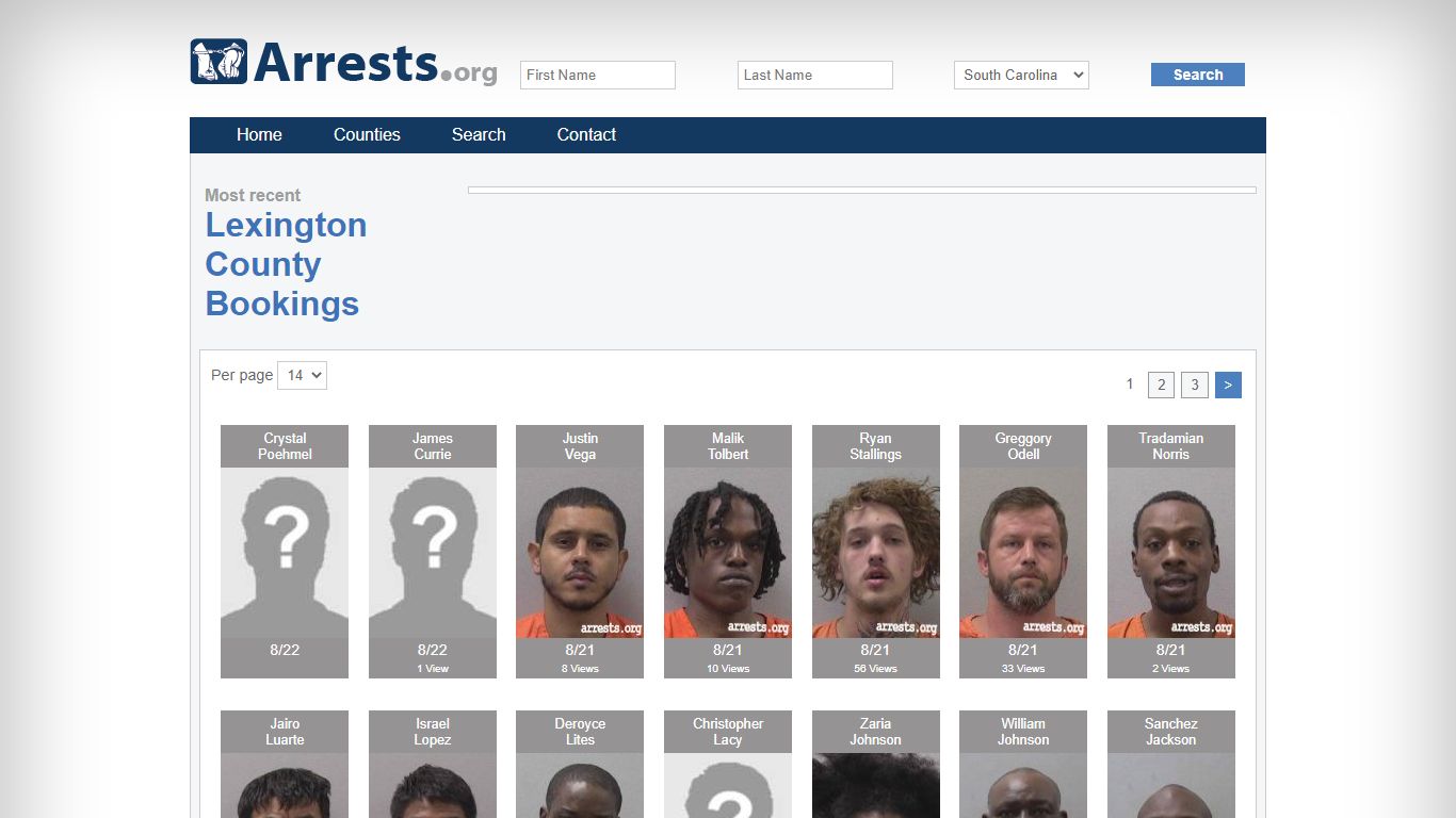 Lexington County Arrests and Inmate Search